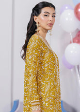 QPrints By Qalamkar Embroidered Lawn 3 Piece Unstitched Suit QLM25QP D-EM-10B ADELE